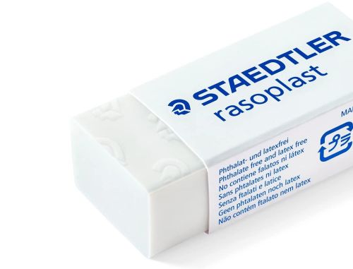 Borracha staedtler branca 526 b30 plastico , Staedtler , 73096 , 4007817502259